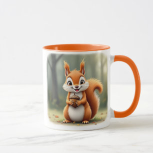 Mug Un bel écureuil vous présente sa noisette.