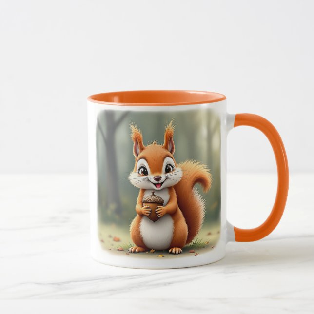 Mug Un bel écureuil vous présente sa noisette. (Droite)