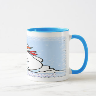 Mug Un bonhomme de neige givré