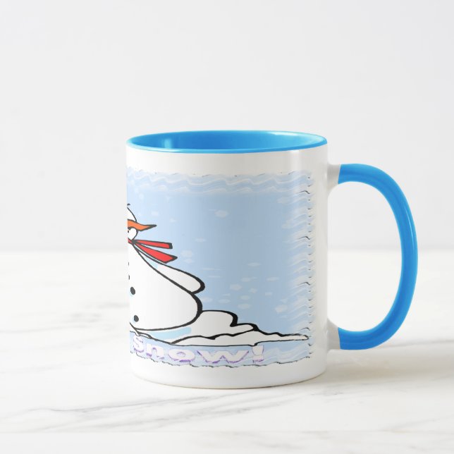 Mug Un bonhomme de neige givré (Droite)