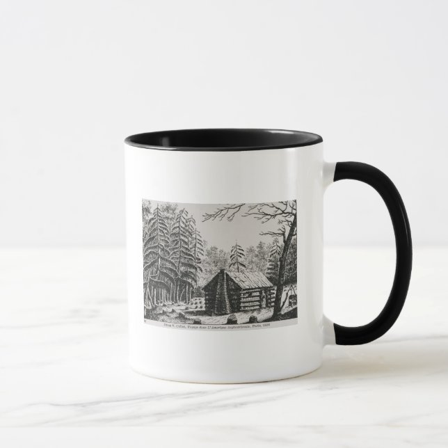 Mug Un cabine de frontière, 'de la reconstitution (Droite)