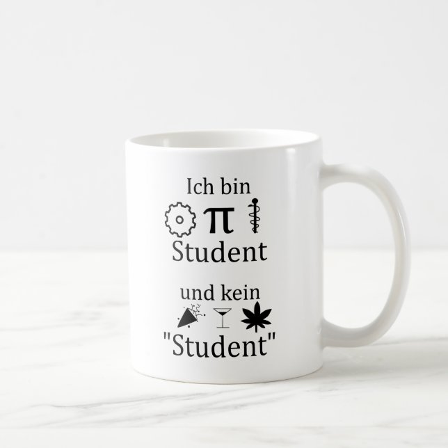 Mug Un cadeau d'étudiant de MINT, étudiant (Droite)