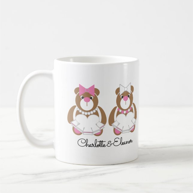 Mug Un cadeau mariage lesbien à la mariée (Gauche)