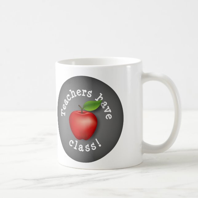 Mug Un cadeau parfait pour les enseignants avec classe (Droite)