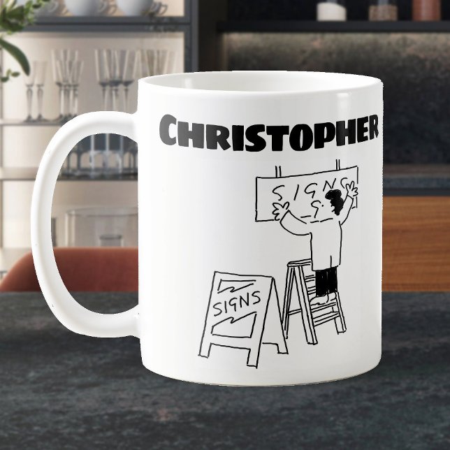 Mug Un cadeau pour un Signmaker. Auteur (Créateur téléchargé)