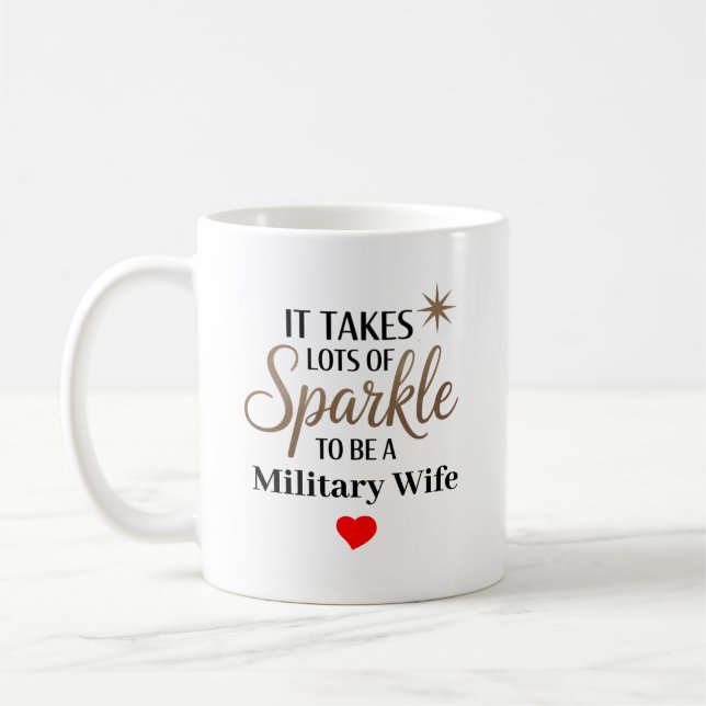 Mug Un cadeau pour une femme militaire (Gauche)