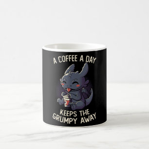 Mug Un café par jour éloigne les grincheux Funny Migno
