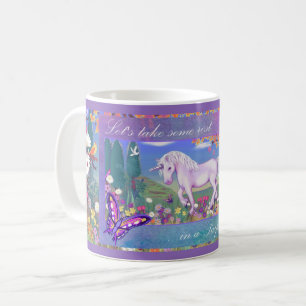 Mug Un café paradisiaque pourpre