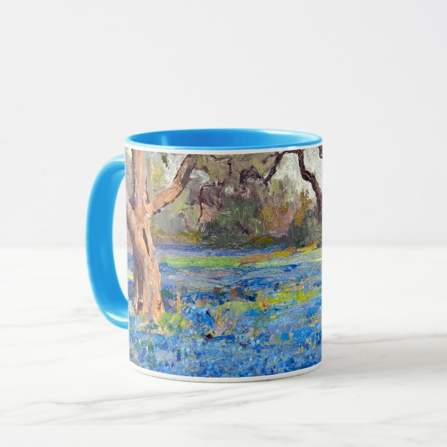 Mug Un champ de bleus à Alamo Heights, 1919 (Devant gauche)