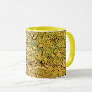 Mug Un champ de fleurs jaunes par Vincent van Gogh