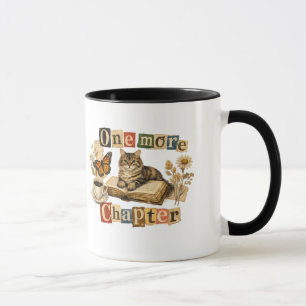 Mug Un chapitre de plus - Chat de lecture cosy