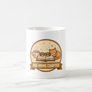 Mug Un chapitre de plus — Livre cosy, thé et chat endo