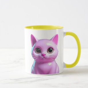 Mug Un chat rose, c'est original