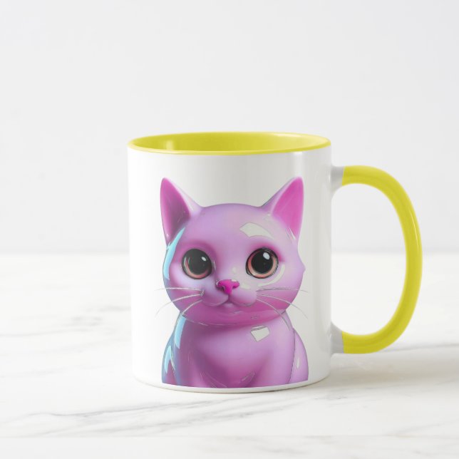 Mug Un chat rose, c'est original (Droite)