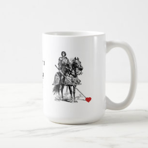 Mug Un chevalier romantique amusant dans un Humour d'a