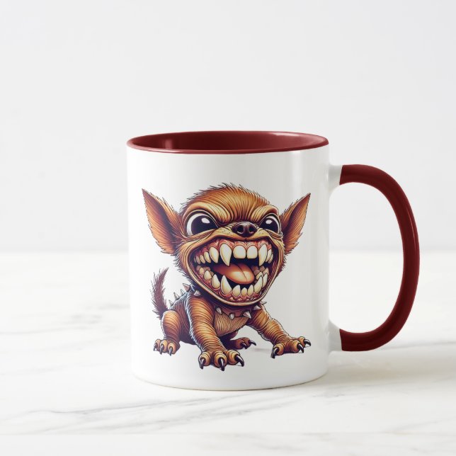 Mug Un Chien Minuscule, Mais Terriblement Féroce. (Droite)
