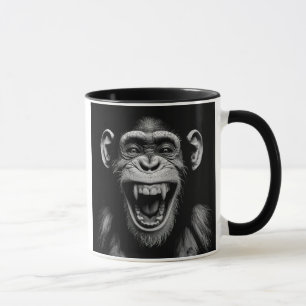 Mug Un chimpanzé mort de rire.