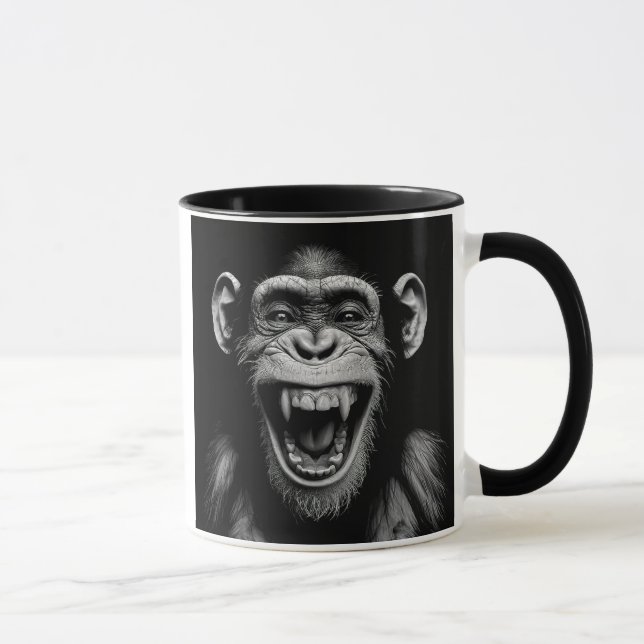 Mug Un chimpanzé mort de rire. (Droite)