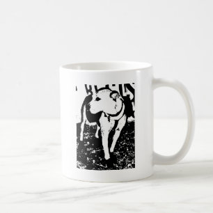 Mug Un chiot mélangé monochromatique de Pitbull de