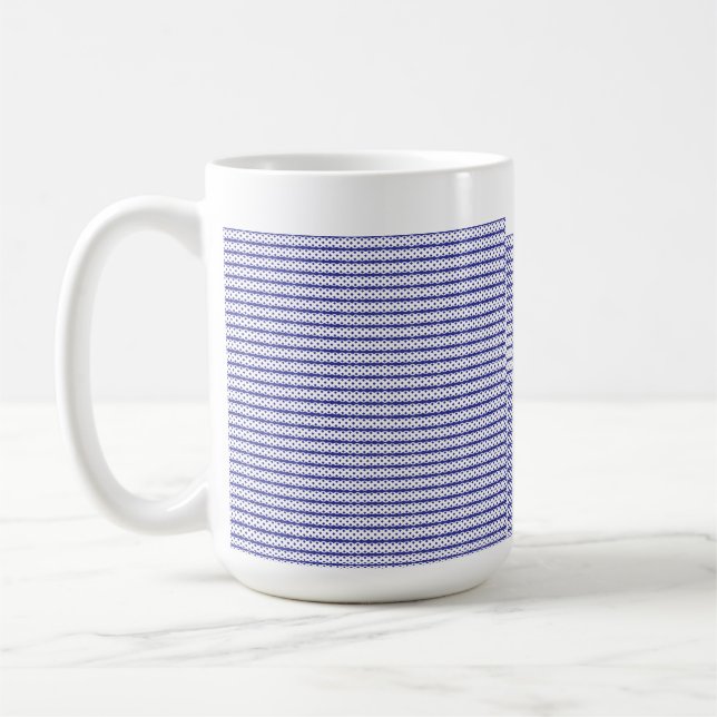 Mug Un ciel bleu vif avec des nuages blancs épars. (Gauche)