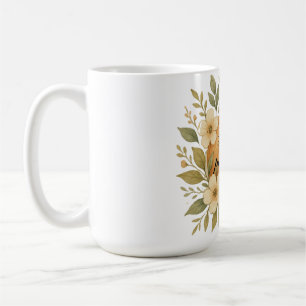 Mug Un citrouille à fleurs est un savant mélange