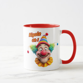 Mug Un clown et jeu de mots.