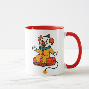 Mug Un clown prêt à sauter