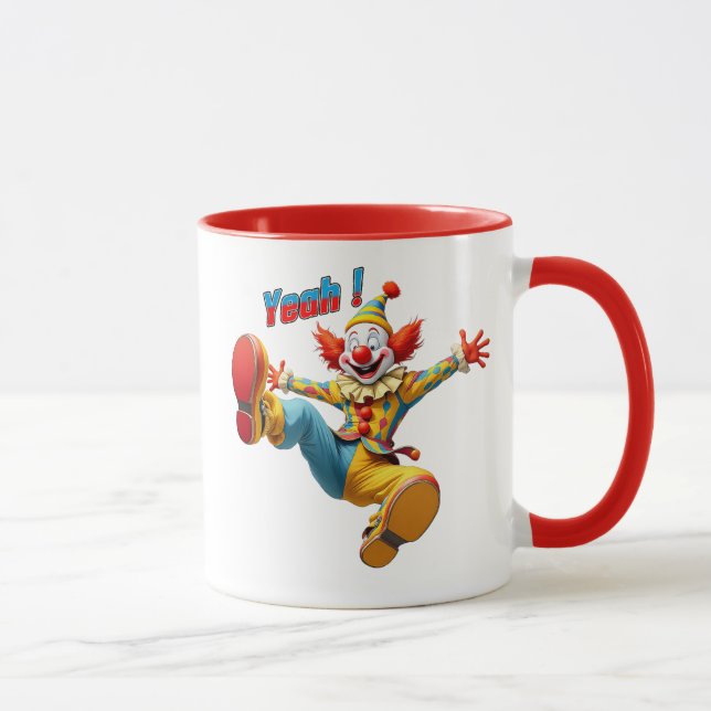 Mug Un clown très drôle en scène. (Droite)