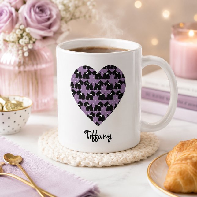 Mug Un cœur plein de Scotties (Créateur téléchargé)