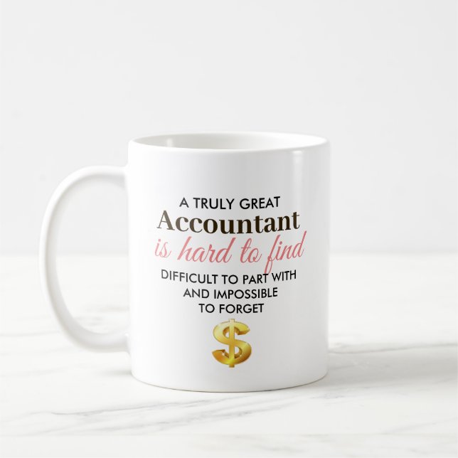 Mug Un comptable vraiment génial – Nom personnalisé (Gauche)