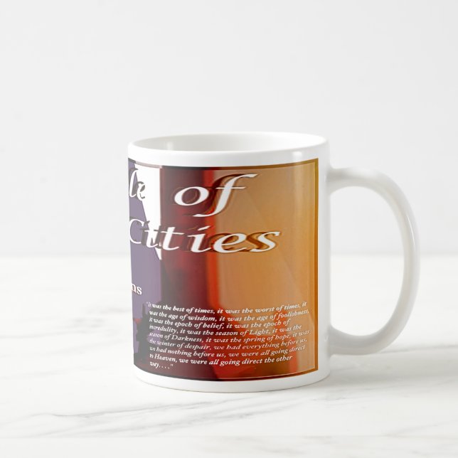 Mug Un conte de texte de deux villes (Droite)