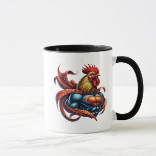 Mug Un coq musclé au look impressionnant.