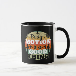 Mug Un corps en mouvement - Mentalité de gymnastique f
