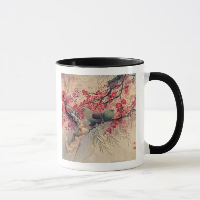 Mug Un couple au printemps (Droite)