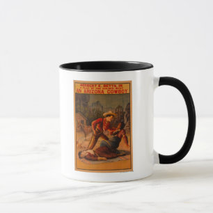 Mug Un cowboy de l'Arizona - cowboy et combat indien