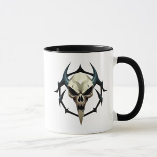 Mug Un crâne encerclé d'épines