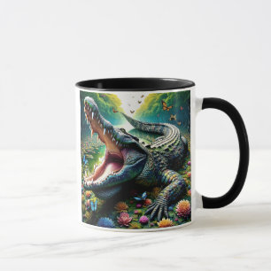 Mug Un crocodile la gueule ouverte.