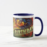 Un cru de joyeux anniversaire peint