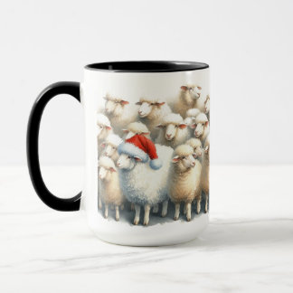 Mug Un des types de la Coupe de café de Noël en mouton