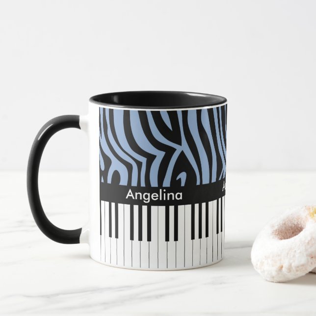 Mug Un design branché et branché avec des touches de p (Avec donut)