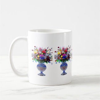 Mug Un design floral présente typiquement une nouvelle