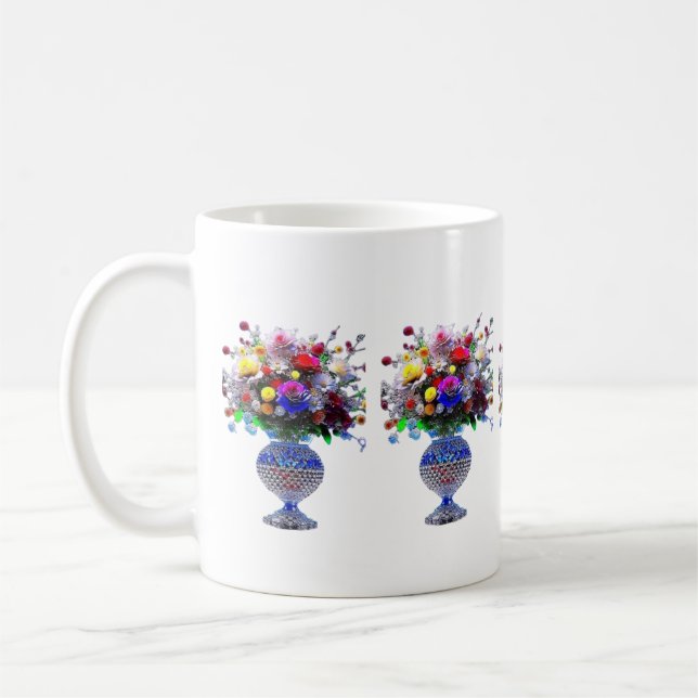 Mug Un design floral présente typiquement une nouvelle (Gauche)