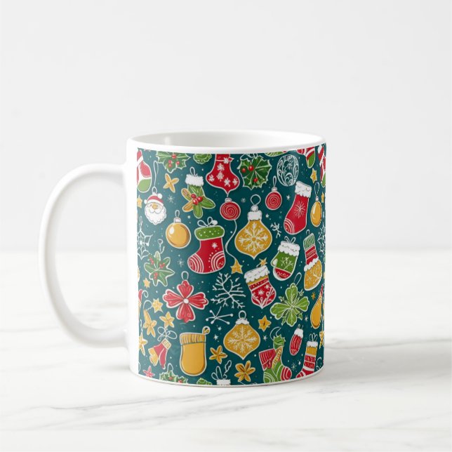 Mug Un design motif de Noël (Gauche)