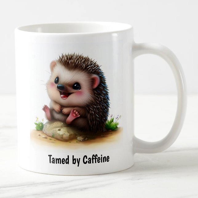 Mug Un dessin numérique d'un hérisson mignon (Créateur téléchargé)