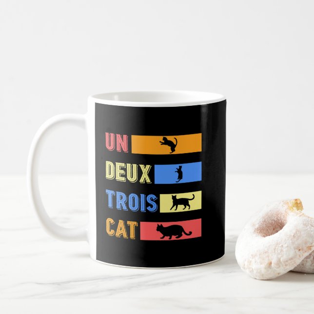 Mug Un Deux Trois Cat (Avec donut)