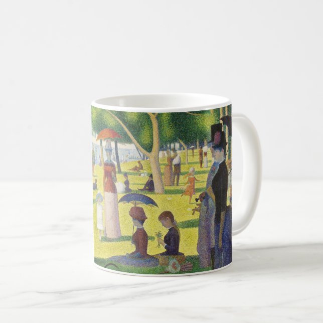 Mug Un dimanche à La Grande Jatte par Georges Seurat (Devant droit)