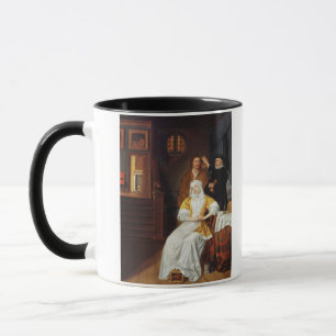Mug Un docteur Visiting jeune Madame dans une chambre