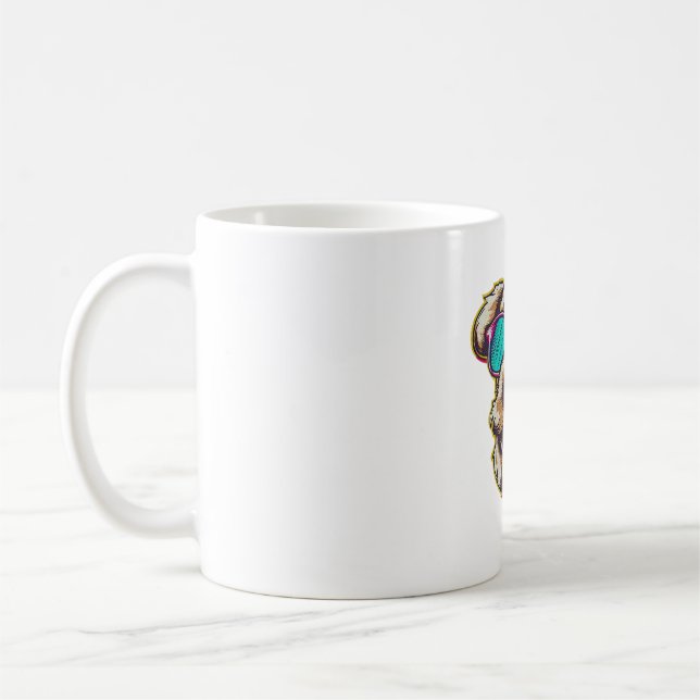 MUG UN DORABLE D O G AVEC DES LUNETTES SOLEIL (Gauche)