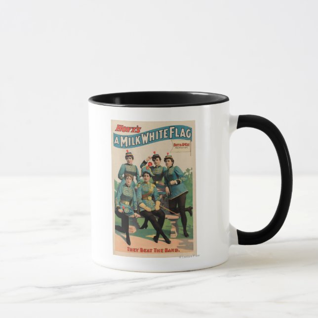 Mug "Un drapeau blanc au lait" Marching Band féminin (Droite)