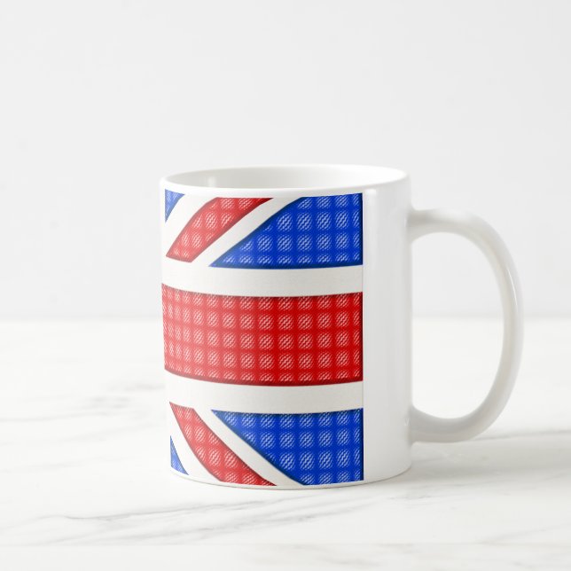 Mug Un drapeau Union Jack texturé. (Droite)